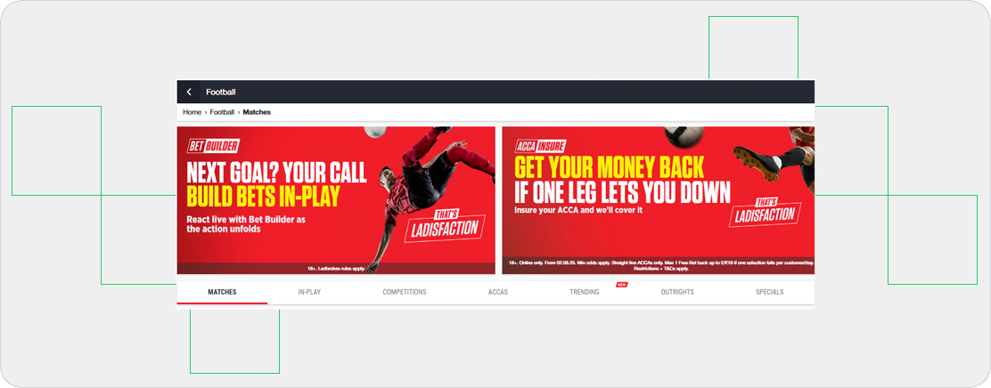 Ladbrokes Pre-Match Sportsbook